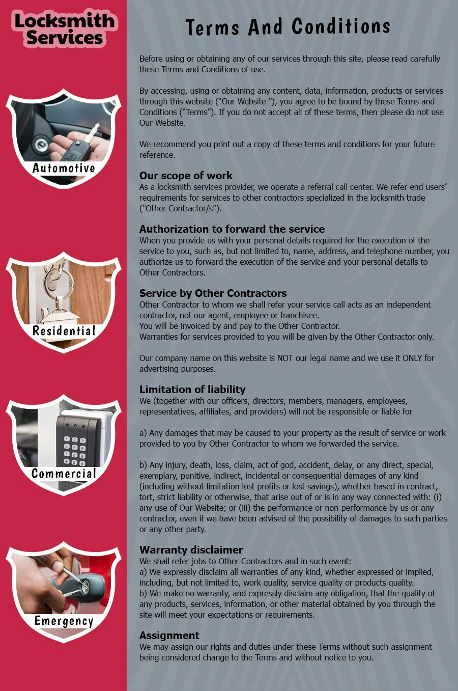 Paramus Locksmith Paramus, NJ 201-402-2715 - TermsAndCondition-14